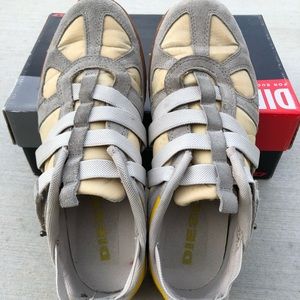 Diesel Sneakers Moslette Yellow Gray 8.5M